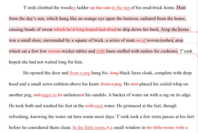 edit and proofread your book